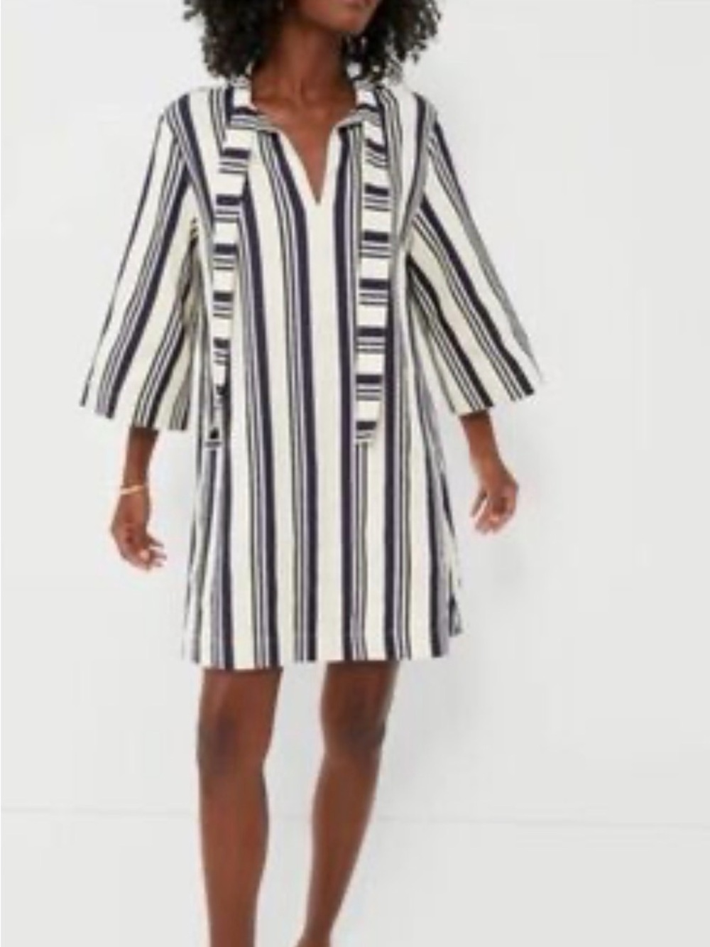 Tuckernuck Navy Stripe Royal Shirt Dress,